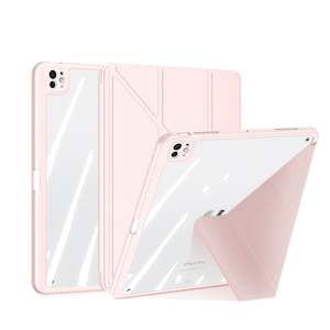 Tablet Accessories: Smart Folio Case for iPad Pro 11-inch (M4) 2024  - Pink