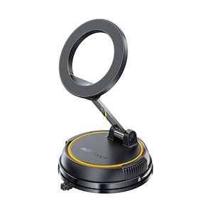 Car Phone Holders Mounts: Magnetic Ring Car Phone Holder – 360° Adjustable Dashboard Mount