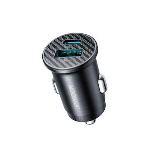 Car Chargers: 15W Fast Car Charger – Dual USB-A & USB-C Mini Adapter