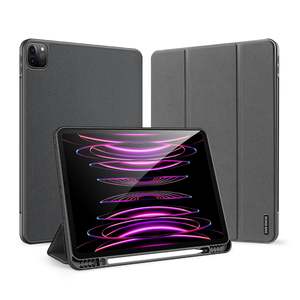 Tablet Accessories: iPad Pro 12.9 Case – Black Heavy-Duty Case with Pencil Holder and Stand