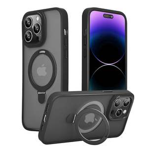 iPhone 15 Pro Max MagSafe Phone Case - Magnetic Ring Kickstand