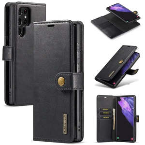 Samsung Galaxy S23 Ultra Phone Cases: Samsung Galaxy S23 Ultra Case - Detachable Leather Wallet Phone Case