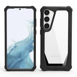 Samsung Galaxy S23 Ultra Protective Case with Raised Edges - Black