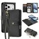 iPhone 17 Pro PU Leather Phone Wallet with Lanyard & Card Holder