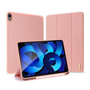iPad Air Case (10.9" / 11") – Pink Case with Pencil Holder and Smart Cover