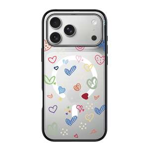 Phone Cases For Apple Iphone 13: Magnetic iPhone Case - Love Doodles