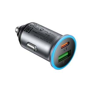 Car Chargers: 65W (USB-A+USB-C) Dual-Port Car Charger