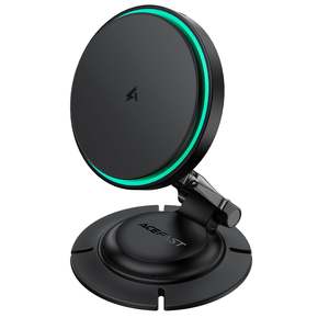 Wireless Car Chargers: Magnetic Folding Wireless Charging Car Phone Holder