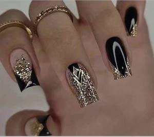 Easy Nails: Easy Glam Empire Quick Nails