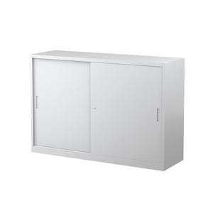 Olp: Two Shelves Sliding Door Cabinet With Perforated Doors