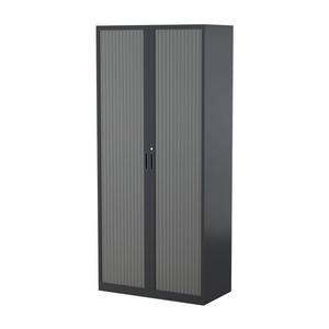 Olp: Five Shelf Steelco Tambour Door Cabinet