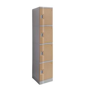 Steelco ABS Plastic Lockers - 4 Doors Full Height