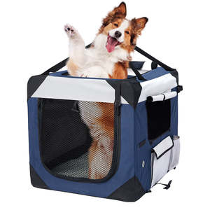 Dog Supplies: Pet Carrier Bag Dog Puppy Spacious Outdoor Travel Hand Portable Crate