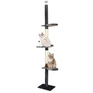 Cat Supplies: PaWz Cat Scratching Post Tree Condo Furniture Scratcher Tower High Grey