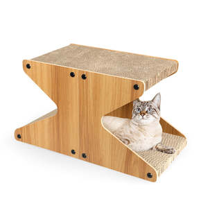 Cat Tree Scratching Post: PaWz Cat Scratching Scratcher Board Cat Tree Pad Lounge Toy Corrugated Cardboard