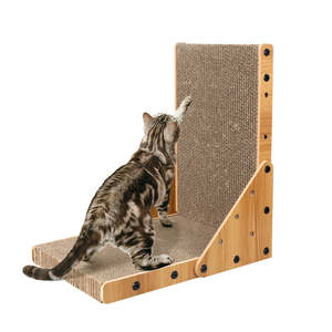 Cat Tree Scratching Post: PaWz Cat Scratcher Scratching Board Corrugated Cardboard Scratch Bed Toy Pad Mat