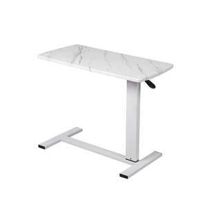 Desks: Levede Standing Desk Height Adjustable Sit Stand Office Computer Table Shelf
