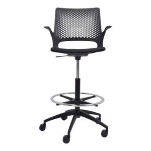 Mesh Back Chairs: Konfurb Harmony Drafting Mesh Office Chair