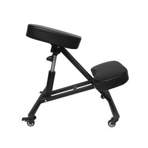 Office Chairs: Levede Kneeling Chair Computer Ergonomic Black