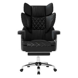 Office Chairs: Levede Gaming Office Chair High Back PU Leather Black