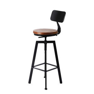 Bar Stools: Levede 1x Industrial Bar Stools Kitchen