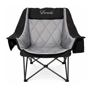 Levede Folding Camping Chair Extra Large Outdoor Portable Fishing Travel Seat