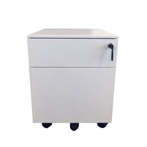 Olp: Steelco Trimline Mini Mobile Under Desk Pedestal