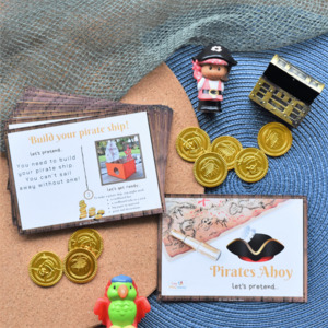 Products: Pirates Play Adventure Printable Cards