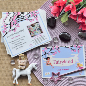 Products: Fairyland Play Adventure Printable Cards