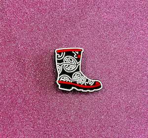 @92 Māori Gumboot Shoe Charm