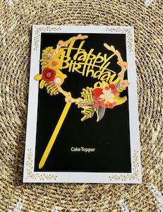 Birthday Cake Topper ^5 (Clearance)