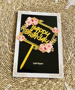 Cake Toppers And Birthday Banners: Birthday Cake Topper ^2 (Clearance)