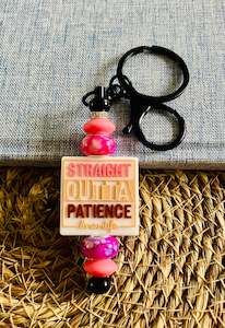 Beaded Pens: Beaded Keychain #23