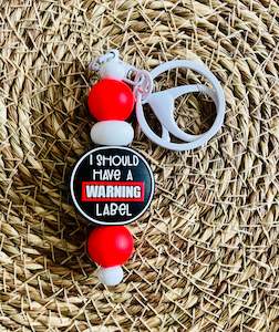 Beaded Pens: Beaded Keychain #18