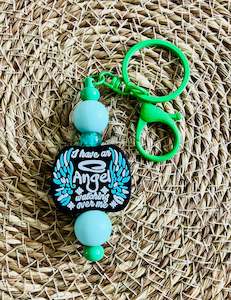 Beaded Pens: Beaded Keychain #17