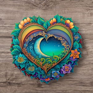 Puzzles: Heart Wooden Puzzle