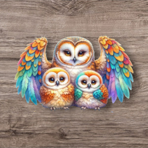 Owls Wooden Puzzle