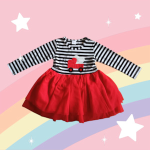 Kids Clothing: Kids Love Hearts Dress (Clearance)