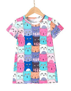 Kids Cats Dress (Clearance)
