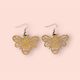 Bee Wooden Earrings