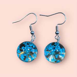 Blue Flower Earrings
