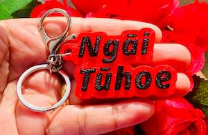 3D Printed Hand Painted Keychain/Bagchain #Ngāi Tūhoe