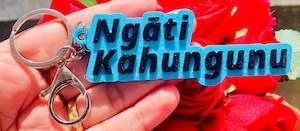 3D Printed Hand Painted Keychain/Bagchain #Ngāti Kahungunu