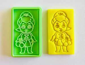 3D Printed Tākaro Tribe I Doh/Clay Cutter and Stamp #50