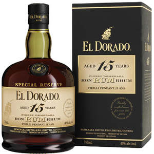 Rum: El Dorado 15YO Vintage Rum 700ml