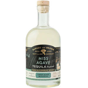 Barnes & Brown Miss Agave Tequila Inspired Non Alcoholic Spirit 700ml