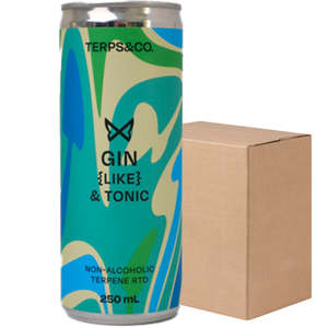 Terps & Co Gin-like & Tonic Non-Alcoholic RTD Case (24x250ml)