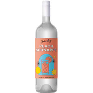 Flavoured Liqueur: Saturdays Peach Schnapps 750ml