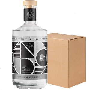 London Dry Gin: National Distillery New Zealand Dry Gin Case (6x750ml)