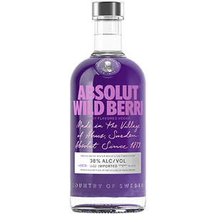 Valentines Collections: Absolut Wild Berri Vodka 700ml